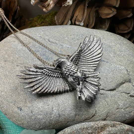 Eagle of Glory Necklace in Sterling Silver