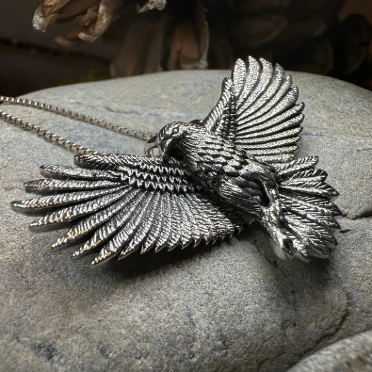 Eagle of Glory Necklace in Sterling Silver