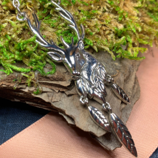 Woodland Stag Necklace | Necklet | Wiccan Center