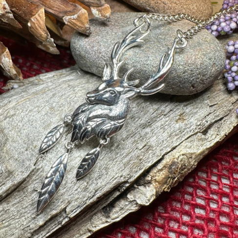 Woodland Stag Necklace | Necklet | Wiccan Center