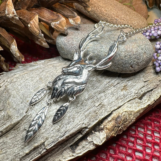 Woodland Stag Necklace | Necklet | Wiccan Center