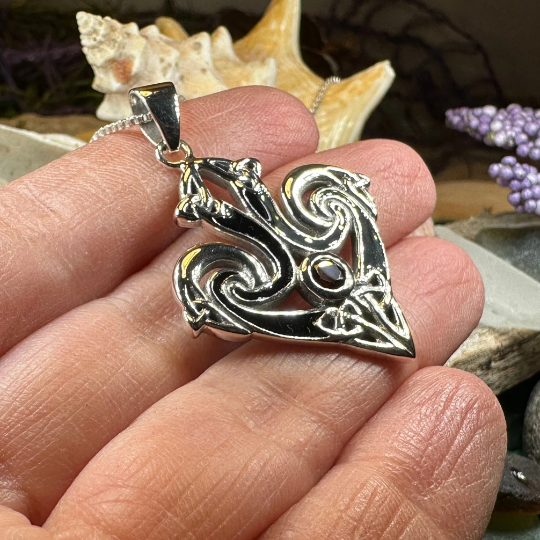 Ove Celtic Trinity Knot Necklace in Sterling Silver