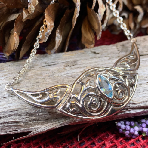 Celtic Elegance Necklace in Sterling Silver | Necklet | Wiccan Center