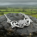 Liadawn Celtic Trinity Knot Necklace in Sterling Silver