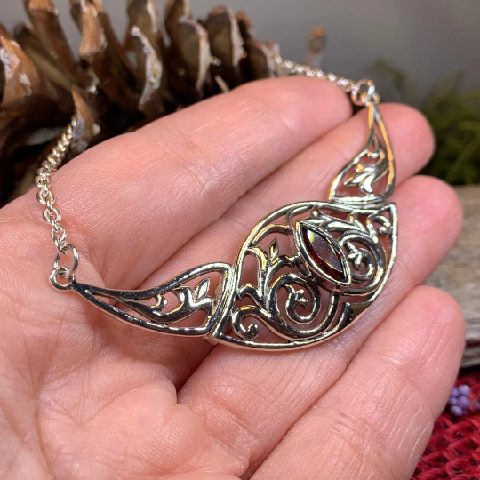 Celtic Elegance Necklace in Sterling Silver | Necklet | Wiccan Center