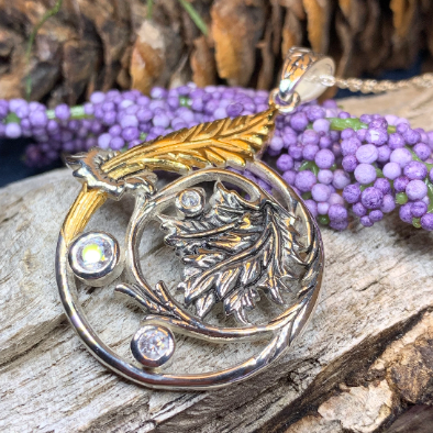 Lady of the Mist Flower Necklace in Sterling Silver | Pendant | Wiccan Center