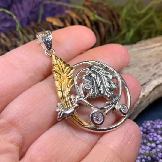 Lady of the Mist Flower Necklace in Sterling Silver | Pendant | Wiccan Center