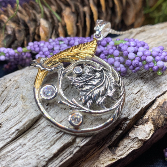Lady of the Mist Flower Necklace in Sterling Silver | Pendant | Wiccan Center