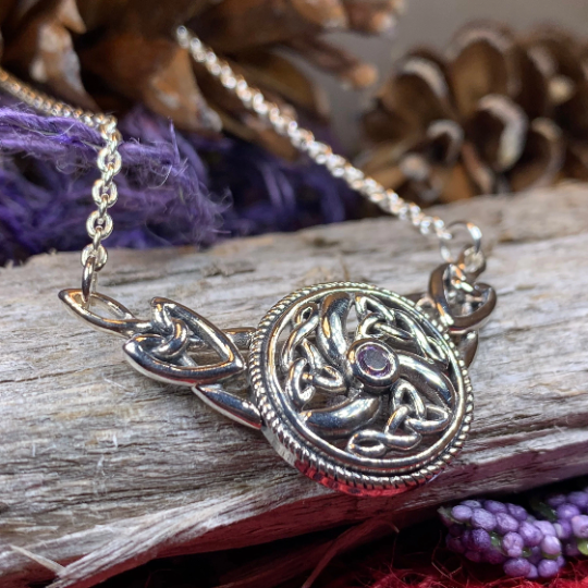 Celtic Wheel of Life Necklace in Sterling Silver | Necklet | Wiccan Center
