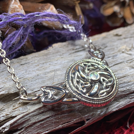 Celtic Wheel of Life Necklace in Sterling Silver | Necklet | Wiccan Center