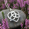 Celtic Love Knot Necklace in Sterling Silver | Pendant | Wiccan Center