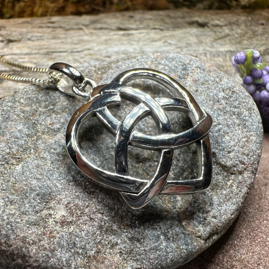 Celtic Love Knot Necklace in Sterling Silver | Pendant | Wiccan Center