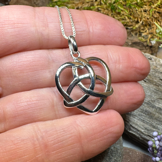 Celtic Love Knot Necklace in Sterling Silver | Pendant | Wiccan Center