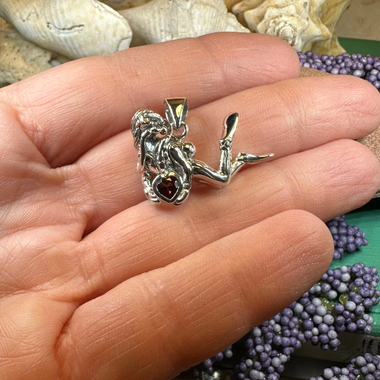 Ocean Diver Necklace in Sterling Silver | Pendant | Wiccan Center