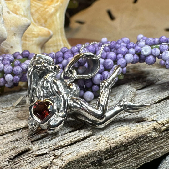 Ocean Diver Necklace in Sterling Silver | Pendant | Wiccan Center