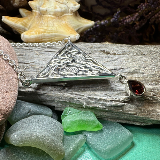 Kells Celtic Birds Necklace in Sterling Silver