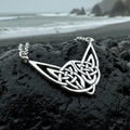 Letita Celtic Knot Necklace in Sterling Silver | Necklet | Wiccan Center