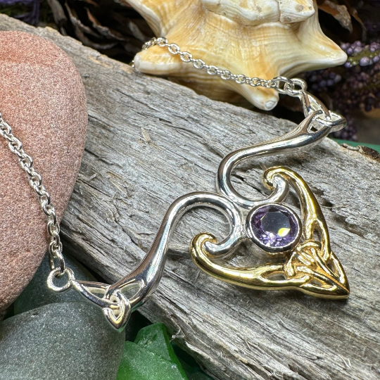 Koribella Celtic Trinity Knot Necklace
