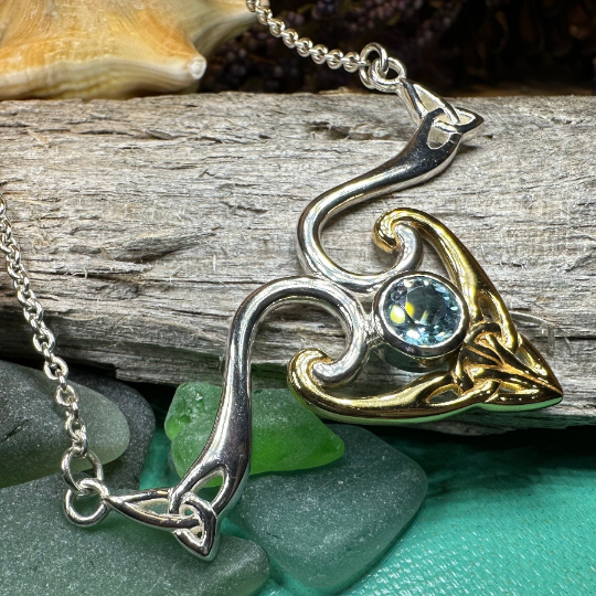 Koribella Celtic Trinity Knot Necklace