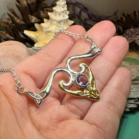 Koribella Celtic Trinity Knot Necklace