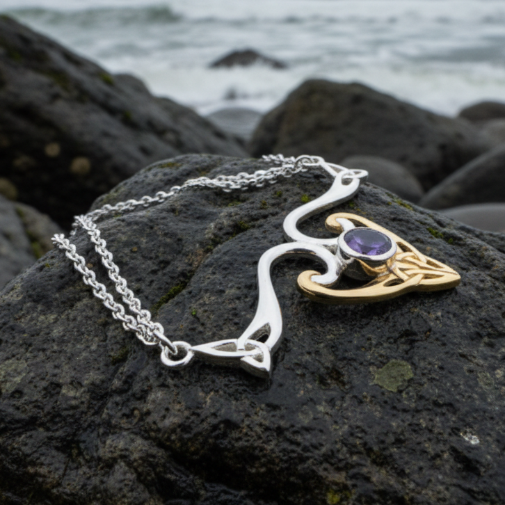 Koribella Celtic Trinity Knot Necklace