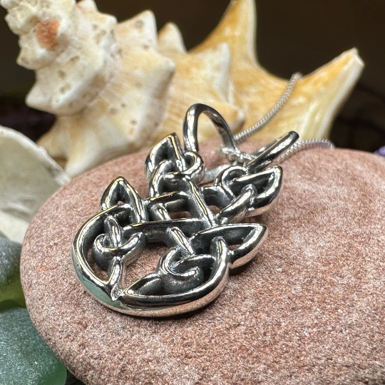 Adria Celtic Knot Necklace in Sterling Silver | Pendant | Wiccan Center
