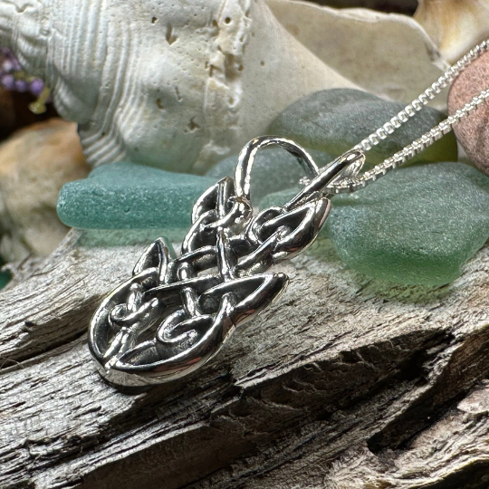 Adria Celtic Knot Necklace in Sterling Silver | Pendant | Wiccan Center