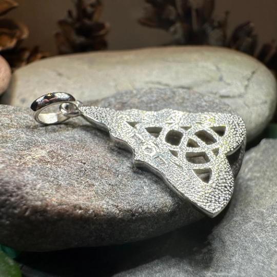 Celtic Double Goddess Necklace in Sterling Silver