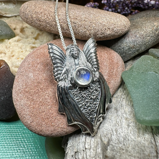 Titania Fairy Queen Necklace in Sterling Silver | Pendant | Wiccan Center
