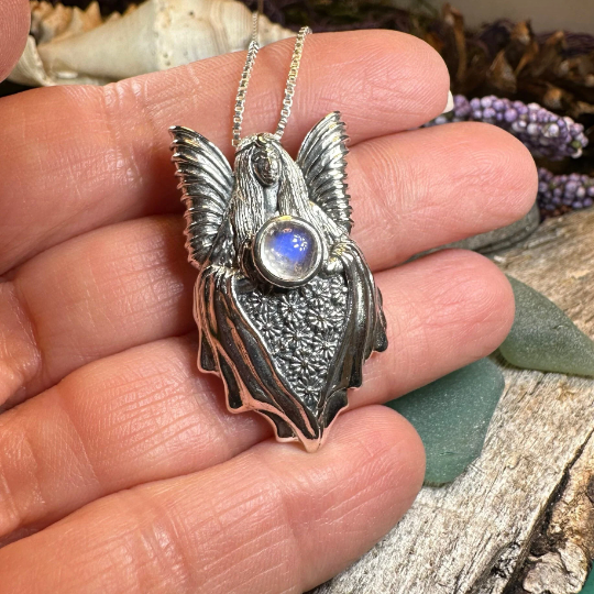 Titania Fairy Queen Necklace in Sterling Silver | Pendant | Wiccan Center