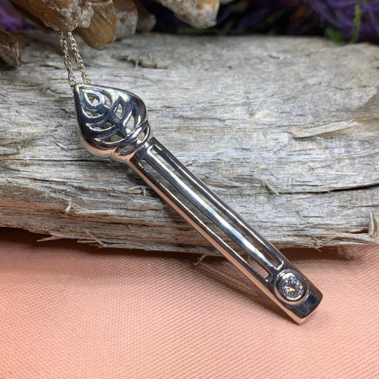 Emilie Scottish Mackintosh Necklace in Sterling Silver | Pendant | Wiccan Center
