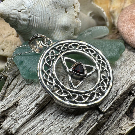 Nyx Trinity Knot Necklace | Pendant | Wiccan Center