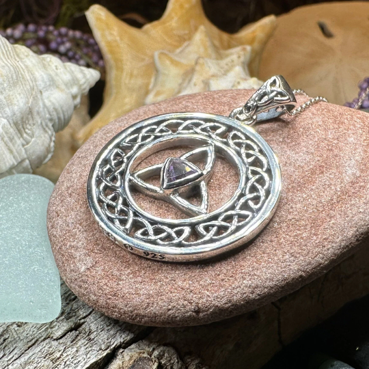 Nyx Trinity Knot Necklace | Pendant | Wiccan Center