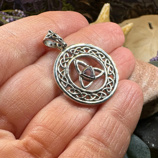 Nyx Trinity Knot Necklace | Pendant | Wiccan Center
