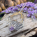 Endless Love Celtic Knot Necklace in Sterling Silver | Pendant | Wiccan Center