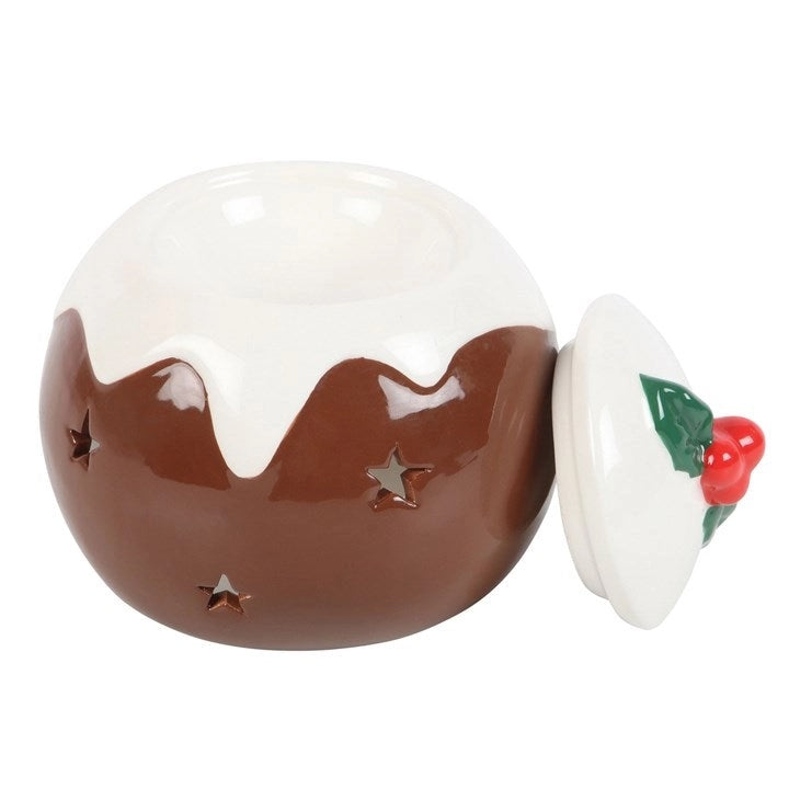 Christmas Pudding Oil Burner | Wax Melt Warmer | Wiccan Center