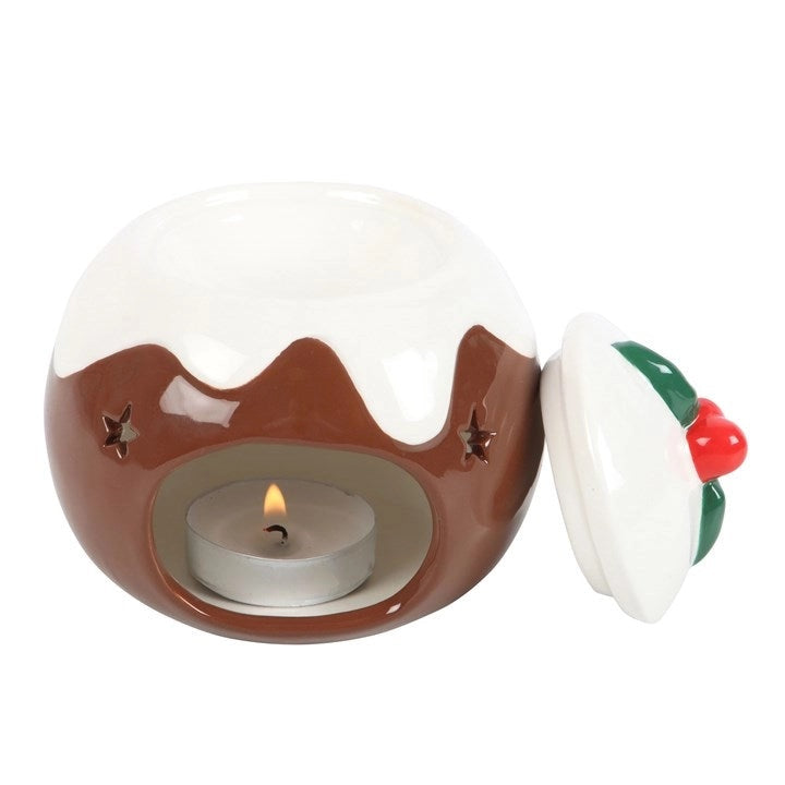 Christmas Pudding Oil Burner | Wax Melt Warmer | Wiccan Center