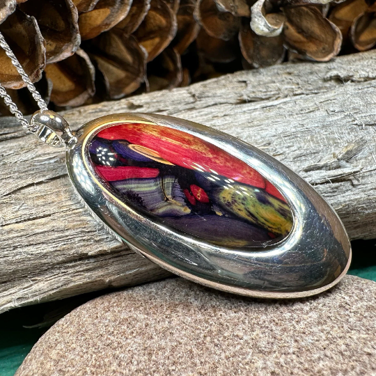 Scottish Highlands Heathergems Necklace - Handmade in Scotland | Pendant | Wiccan Center