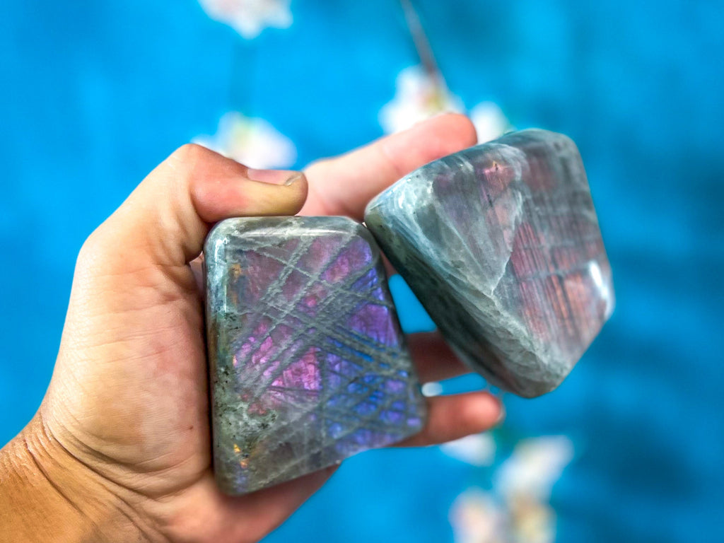 Purple Labradorite Crystal Freeform, Rainbow Labradorite, White Labradorite, Grey Labradorite | | Wiccan Center