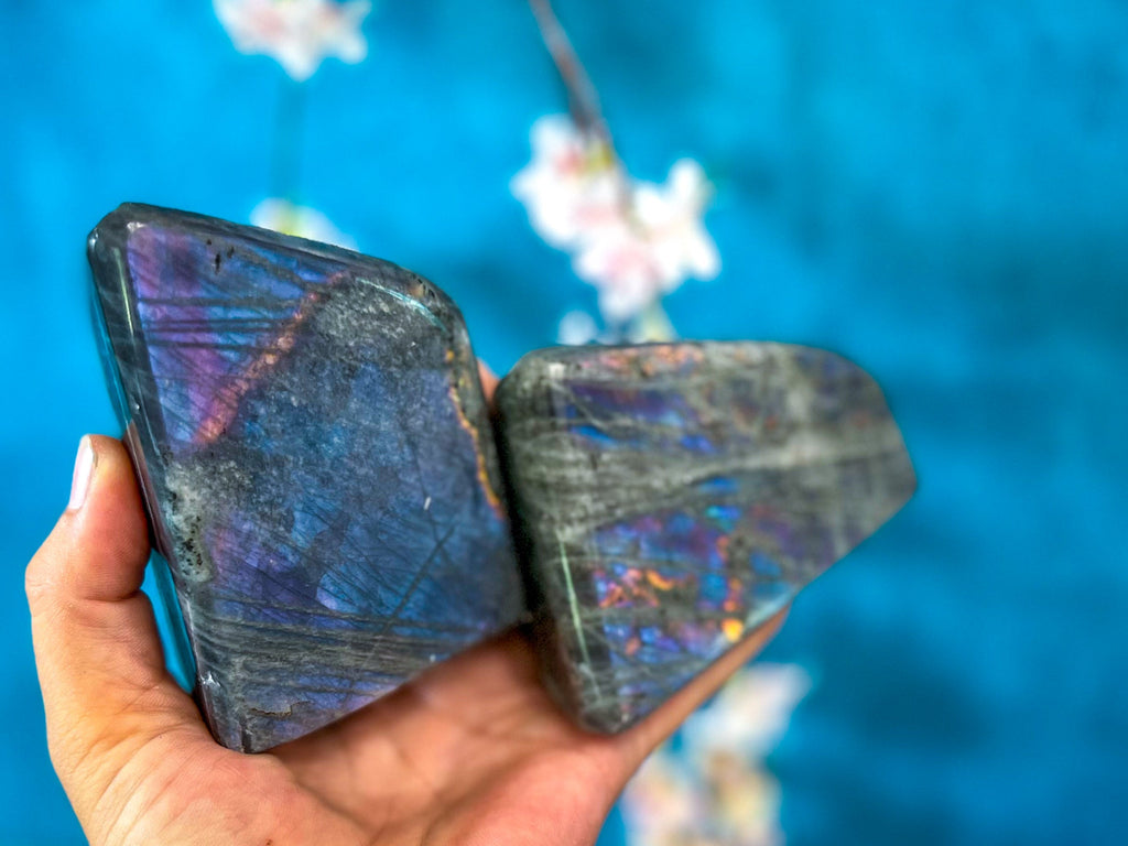 Purple Labradorite Crystal Freeform, Rainbow Labradorite, White Labradorite, Grey Labradorite | | Wiccan Center