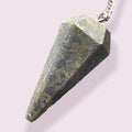 Pyrite in Matrix Pendulum - 6 sided | Pendulums | Wiccan Center
