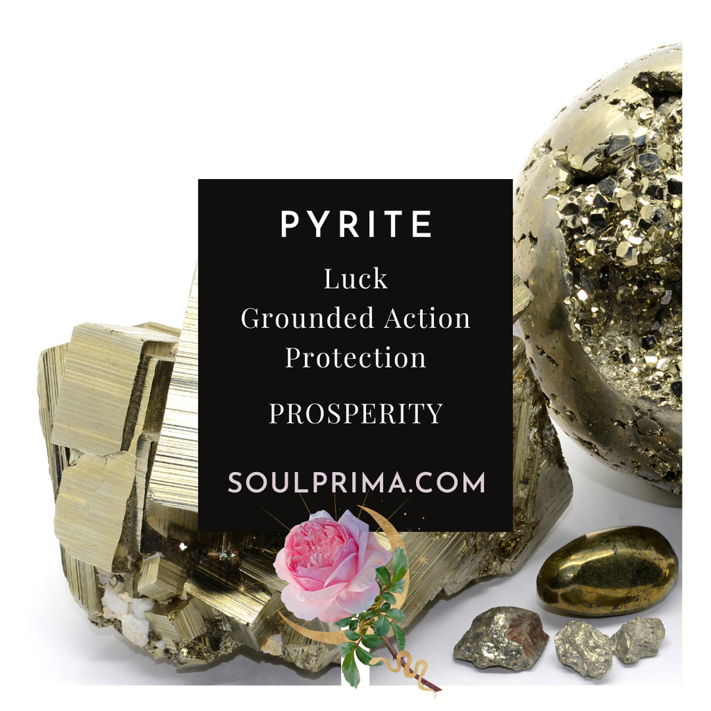 Pyrite 8 mm Natural Crystal Bracelet, Stretchy, Chalcopyrite | Crystals | Wiccan Center