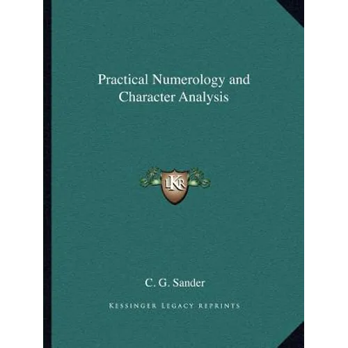 Practical Numerology and Character Analysis - Paperback | Books | Wiccan Center
