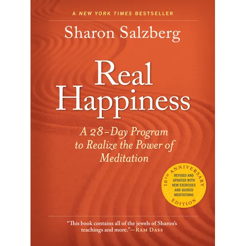Real Happiness, 10th Anniversary Edition: A 28-Day Program to Realize the Power of Meditation - Paperback | Books | Wiccan Center