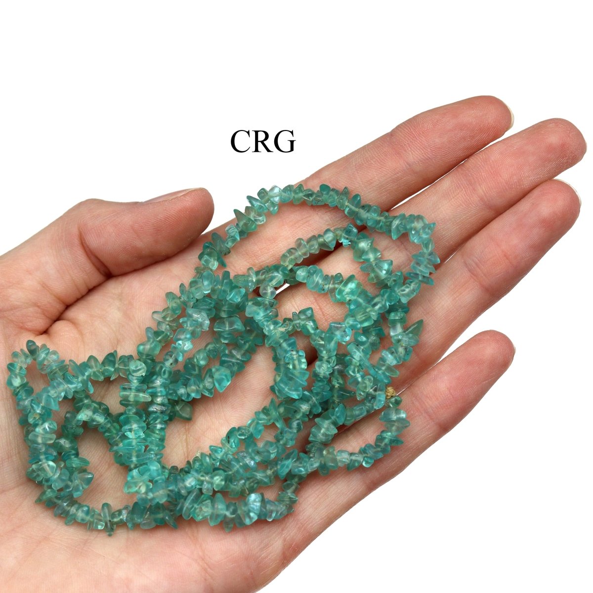 Apatite Strand Chip Necklace (32 Inches) (1 Piece)