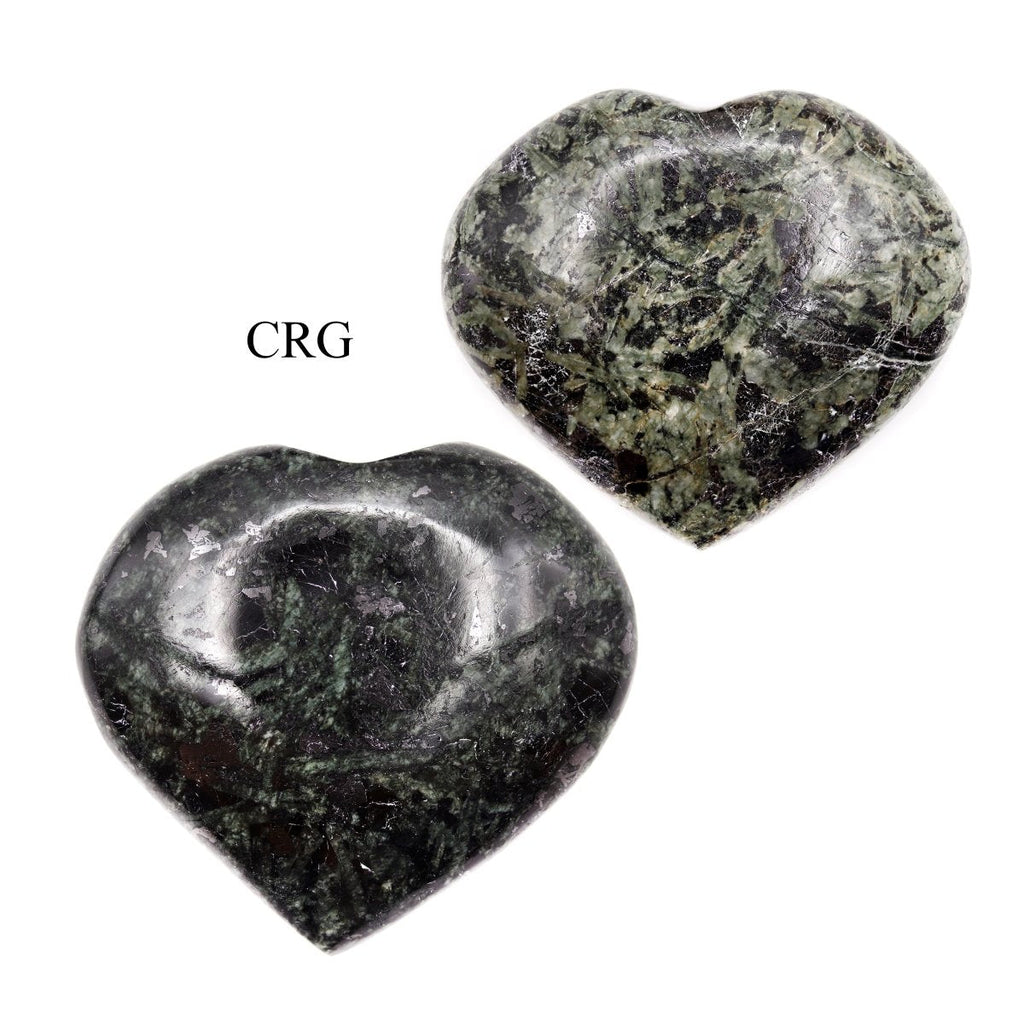 QTY 1 - Galaxy Jasper Puffy Heart / 2-4" AVG