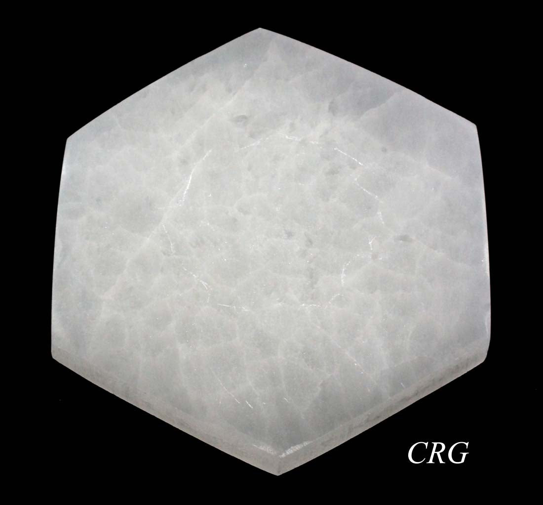 Hexagon Selenite Slab-Plate 14cm (1 Piece)