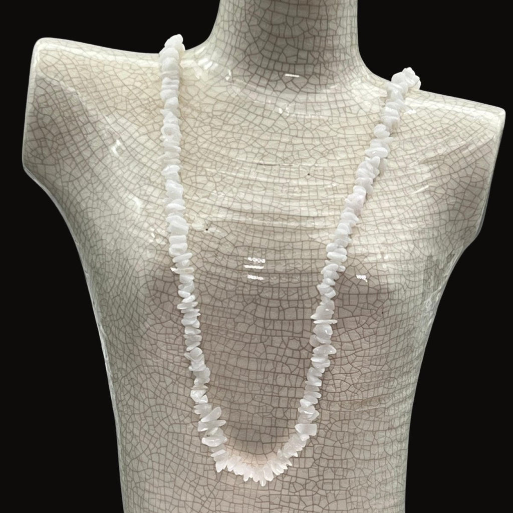 Quartz Strand Chip Necklace (32 Inches) (1 Piece)