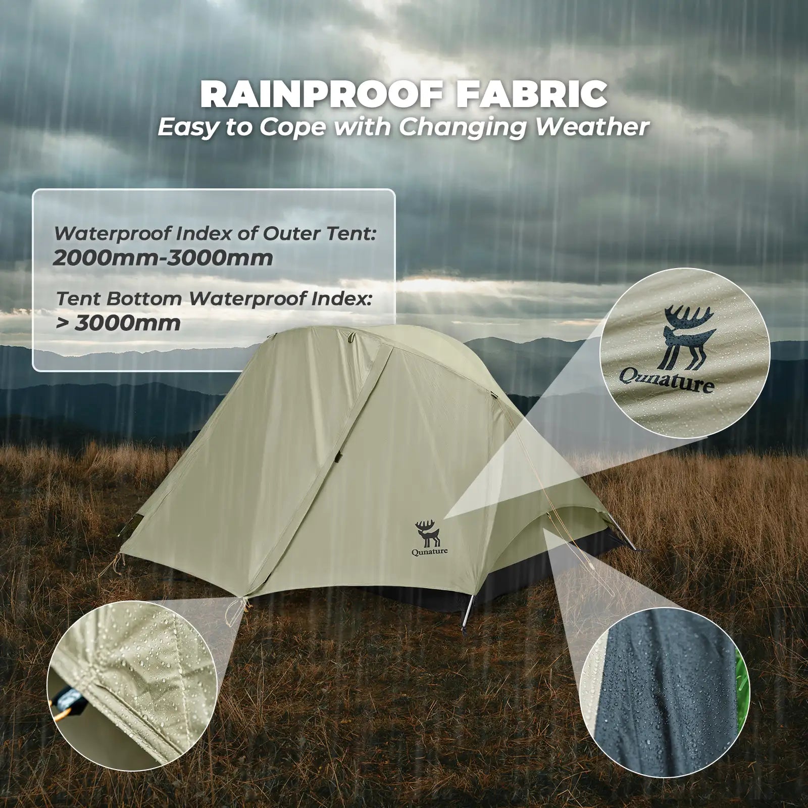 2-Person Easy Setup Rainproof Tent | Tent | Wiccan Center