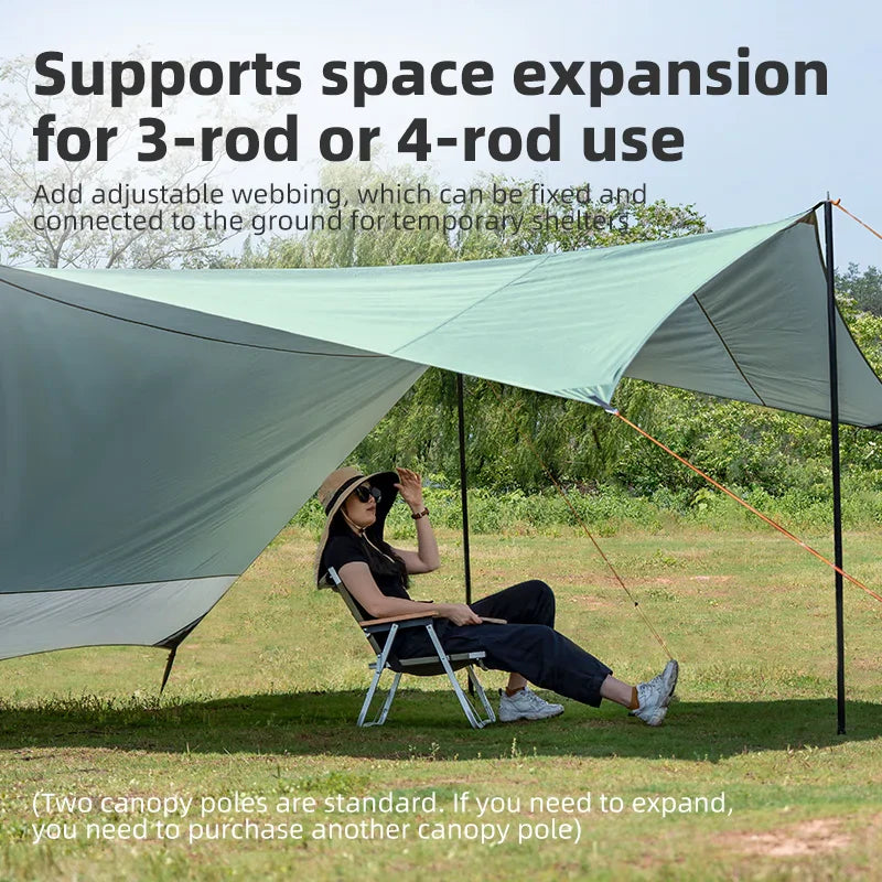 Waterproof Canopy UPF50+ Sun Shelter Tent for Camping | Canopy | Wiccan Center
